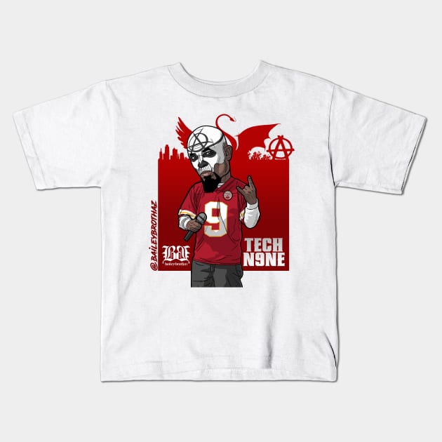 N9NE Kids T-Shirt by BaileyBrothaz